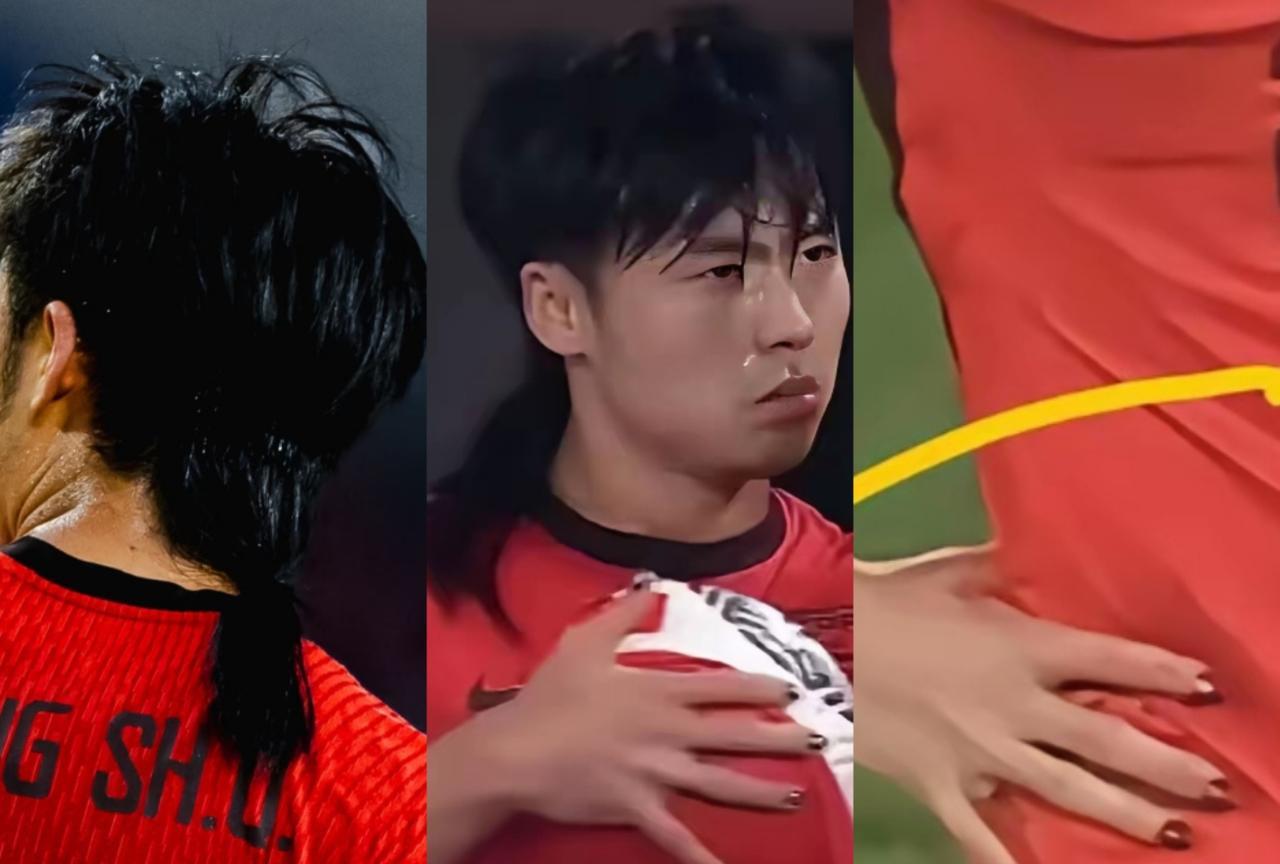 国足汪士钦挺好的孩子，怎么喜欢美甲和长发？U22国足一球负越南，让出现低级失误