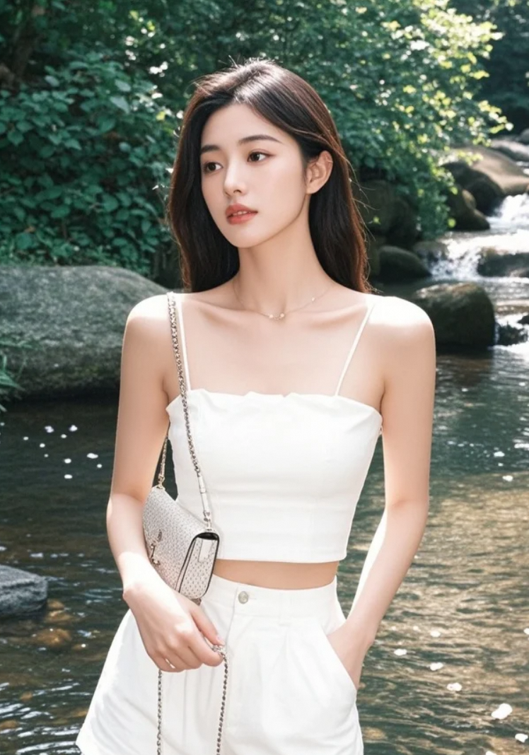 溪流低吟，她是最动人的韵脚
