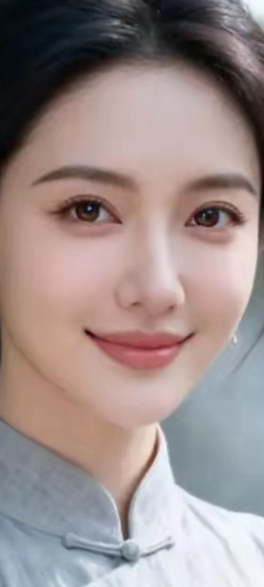 温柔微笑，古典优雅，古风美少女