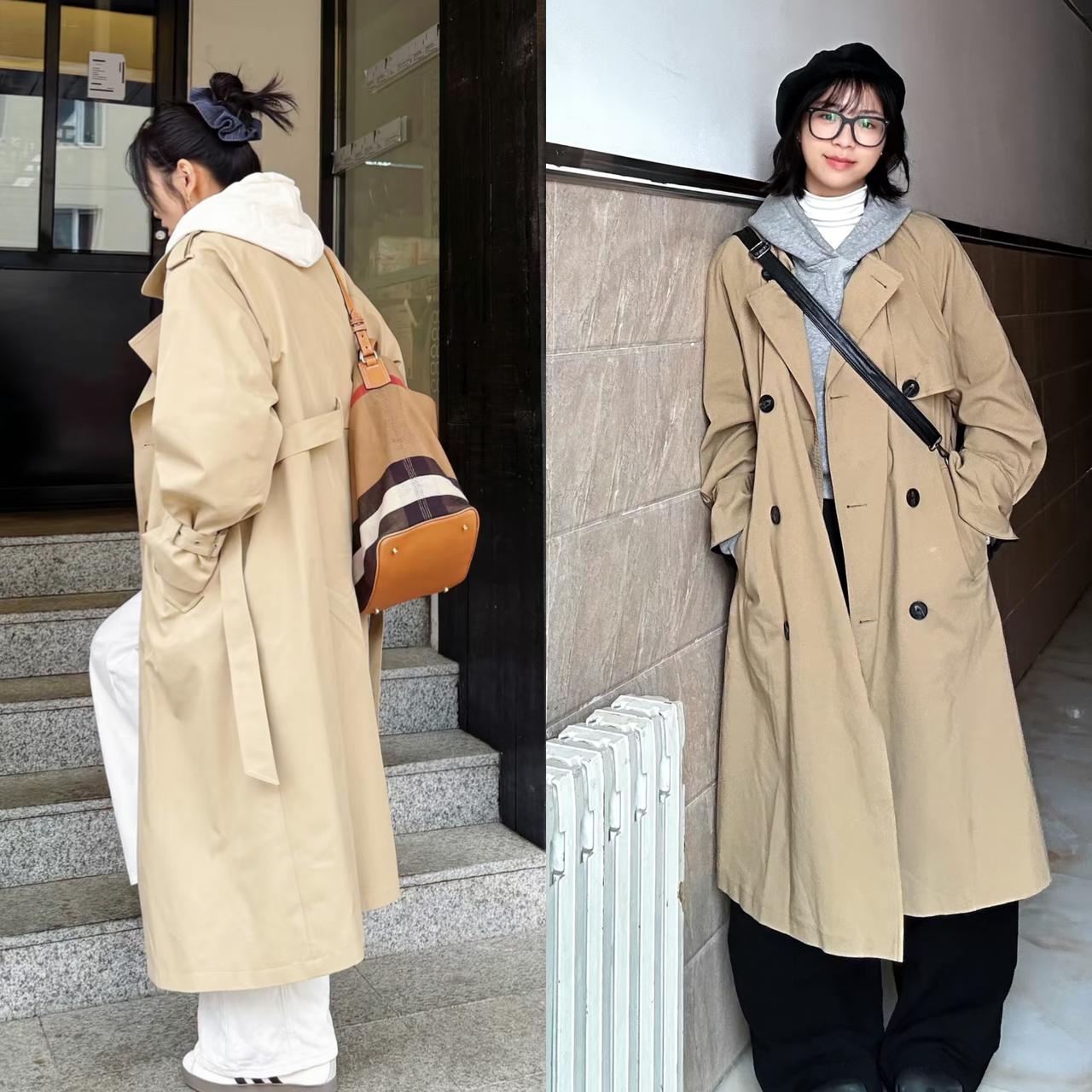 开春选择连帽衫叠穿，好看时髦显年轻，谁穿谁知道开春了，穿搭想要简约舒适又好看