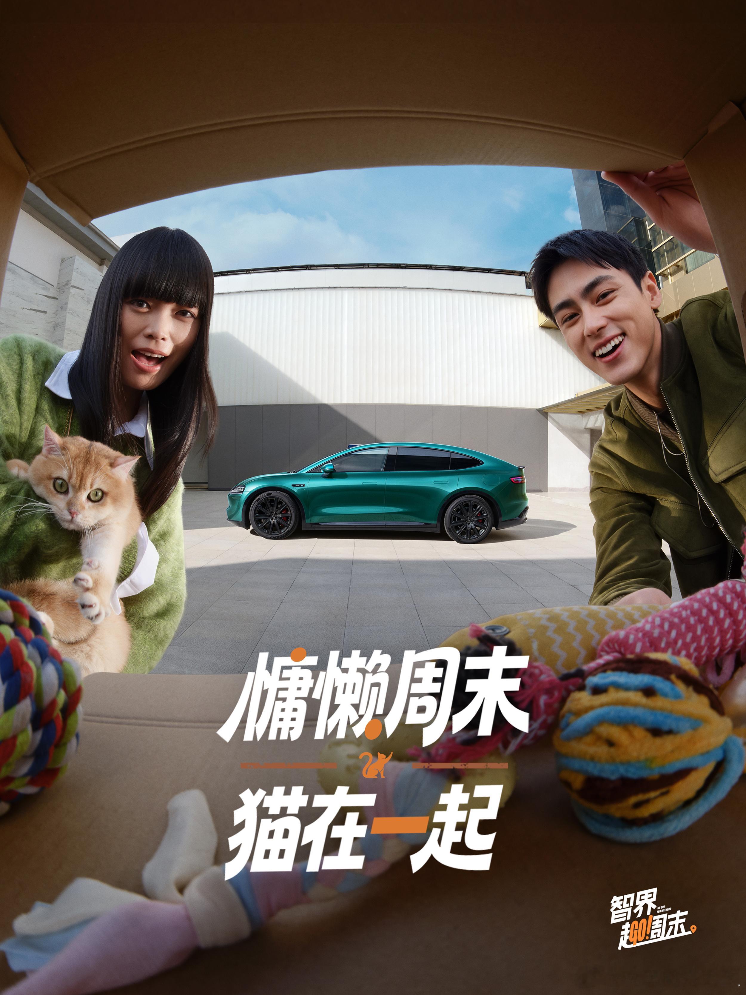 慵懒周末猫在一起，智界R7车里满是治愈!智界喵星人大v聊车