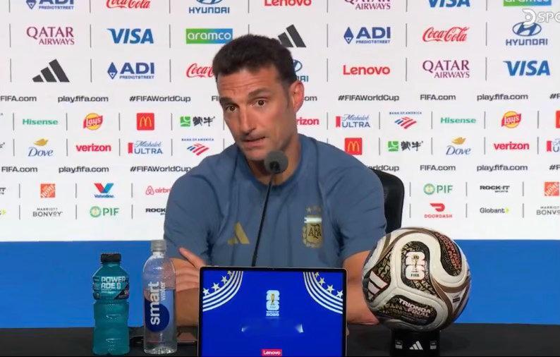 🎙斯卡洛尼赛后展望世界杯决赛：英格兰1比2阿根廷2026美加墨世界杯“西班牙