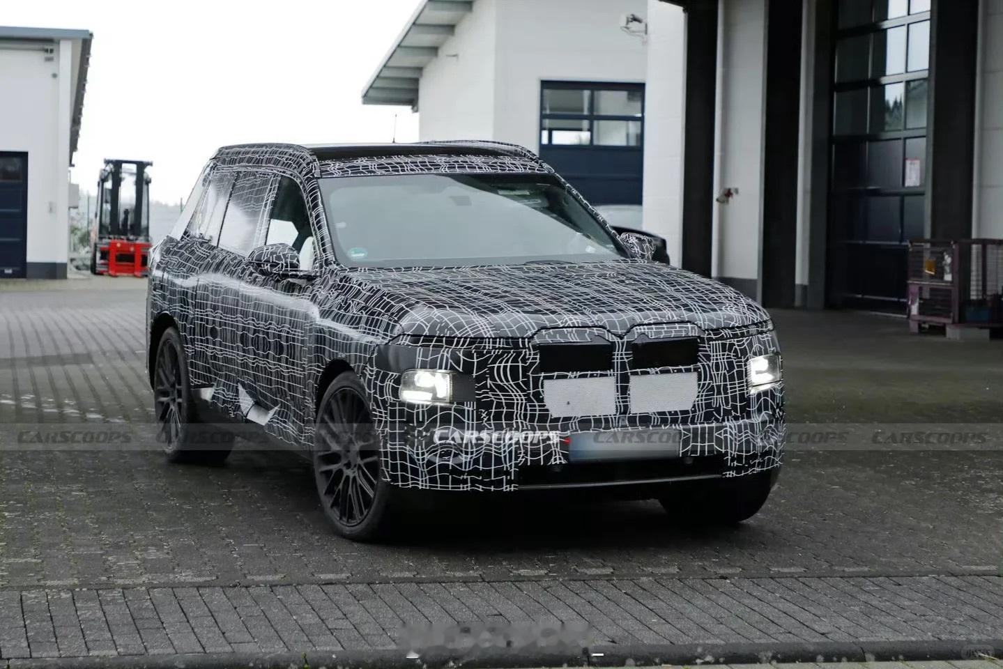 新能源汽车宝马全新一代X7最新谍照曝光！宝马路测谍照流出，这哪里是改款，分明是彻