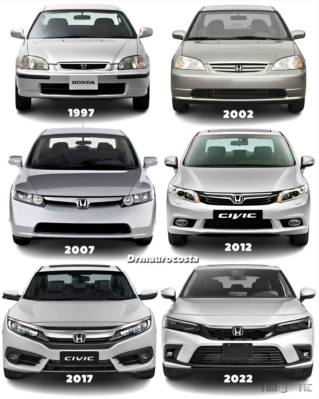 思域作为本田销量担当，同时也曾是国内不少年轻人的第一辆车，你对哪一代车型印象最深