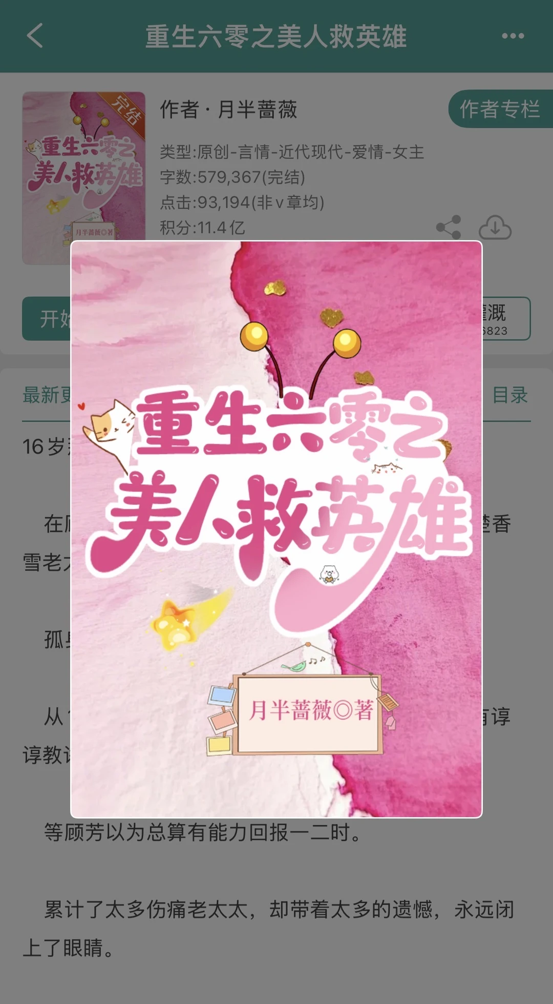 年代文之美人救英雄