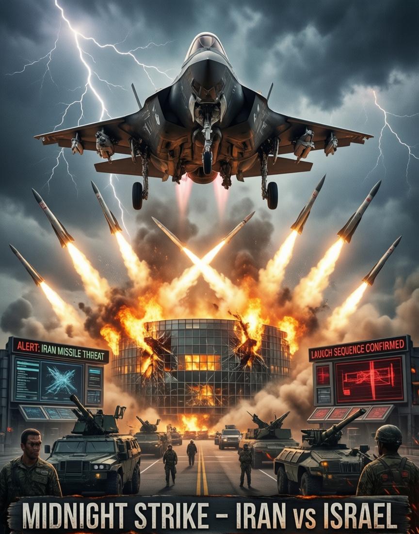 这事儿是今天凌晨爆出来的——伊朗那边先动的。凌晨，导弹从伊朗境内打出去，奔着