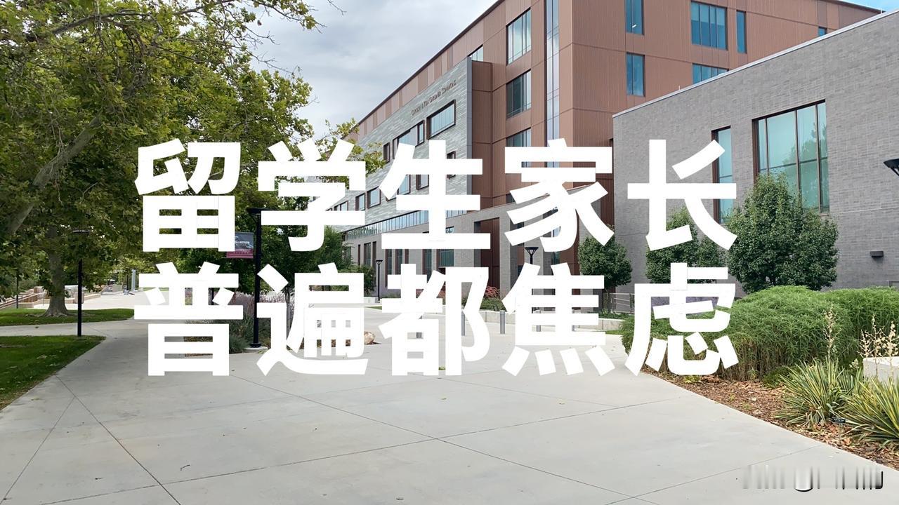 现在留学生家长为啥普遍都焦虑？不是家长事多。也不是家长非得控制孩子。说