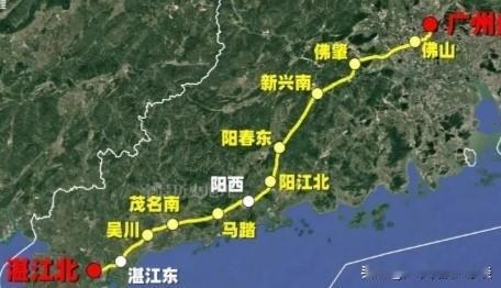 广湛高铁通车后，由于上座率较低，有人质疑广湛高铁走向不合理，认为它与深湛高铁存在
