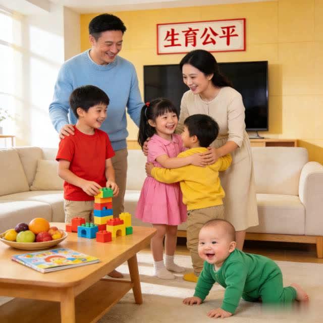 四孩家庭盼政策一视同仁：别让多孩家庭的勇气，败给政策的温差四孩家庭呼吁生育