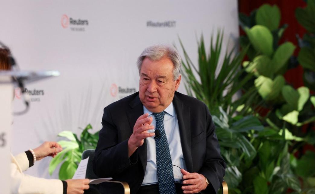 /古特雷斯又来要钱了！12月9日，联合国秘书长古特雷斯在一场认捐大会上