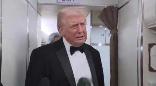 特朗普今天（北京时间2月1日）在空军一号上再次谈到加拿大和中国可能达成的贸易协议