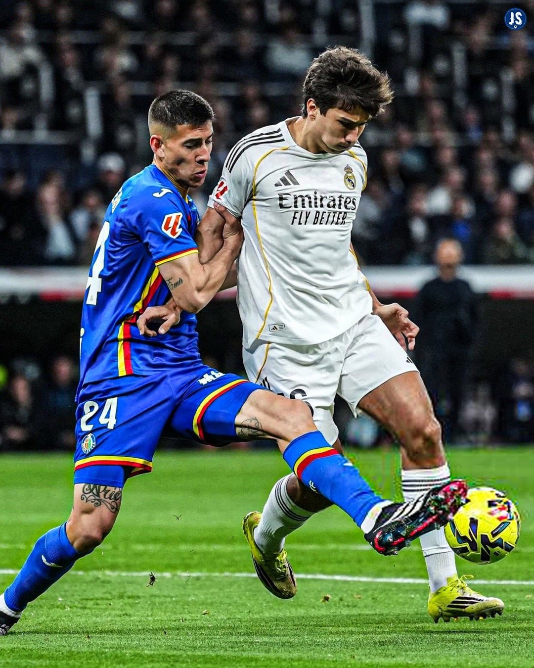 皇马0比1赫塔费效力于赫塔费的阿根廷后卫扎伊德·罗梅罗表现出色：◉上场97