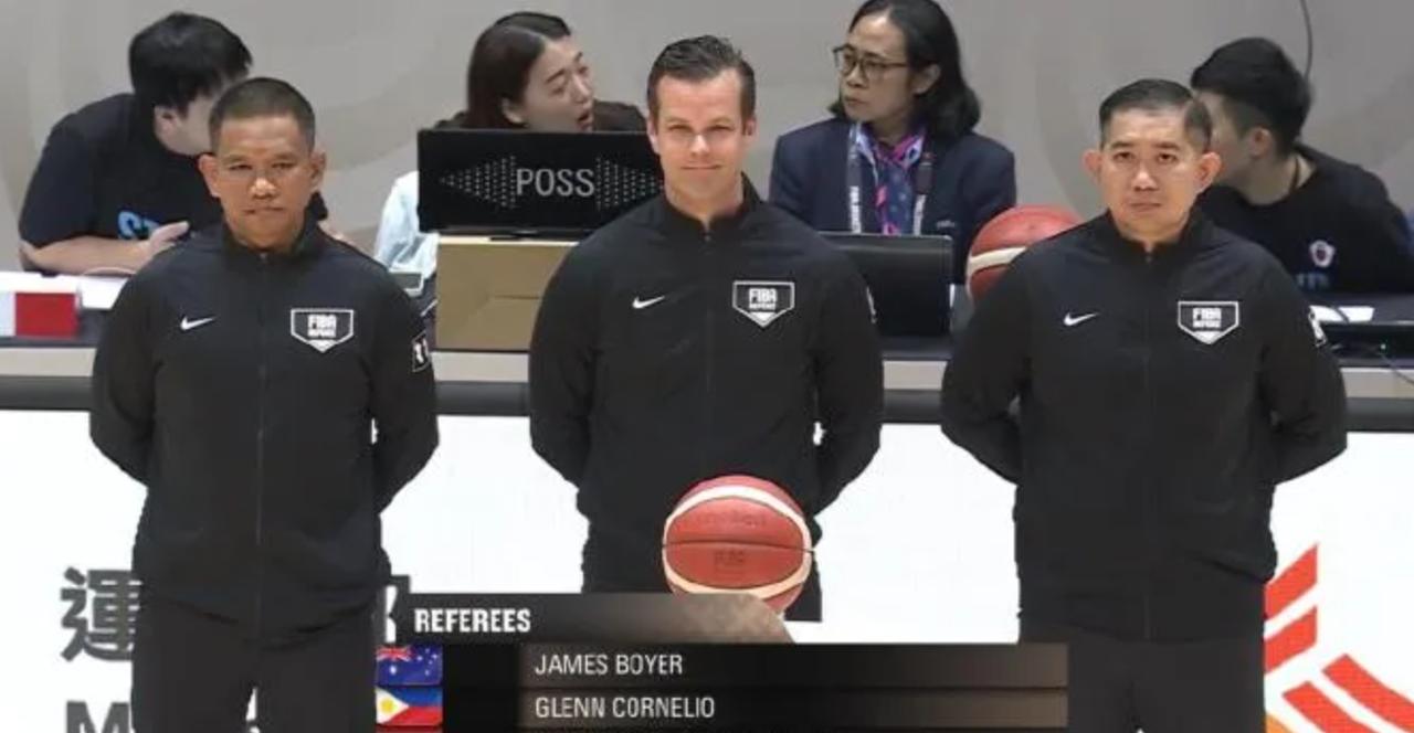 中国男篮VS中国台北男篮，三名裁判确定！2027年世界杯预选赛，中国男篮与日本