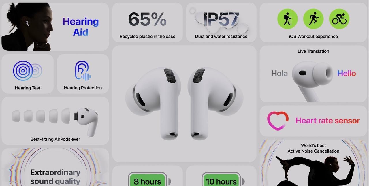 今晨苹果发布会唯一值得买的产品就是耳机：airpods3实时翻译功能太牛了