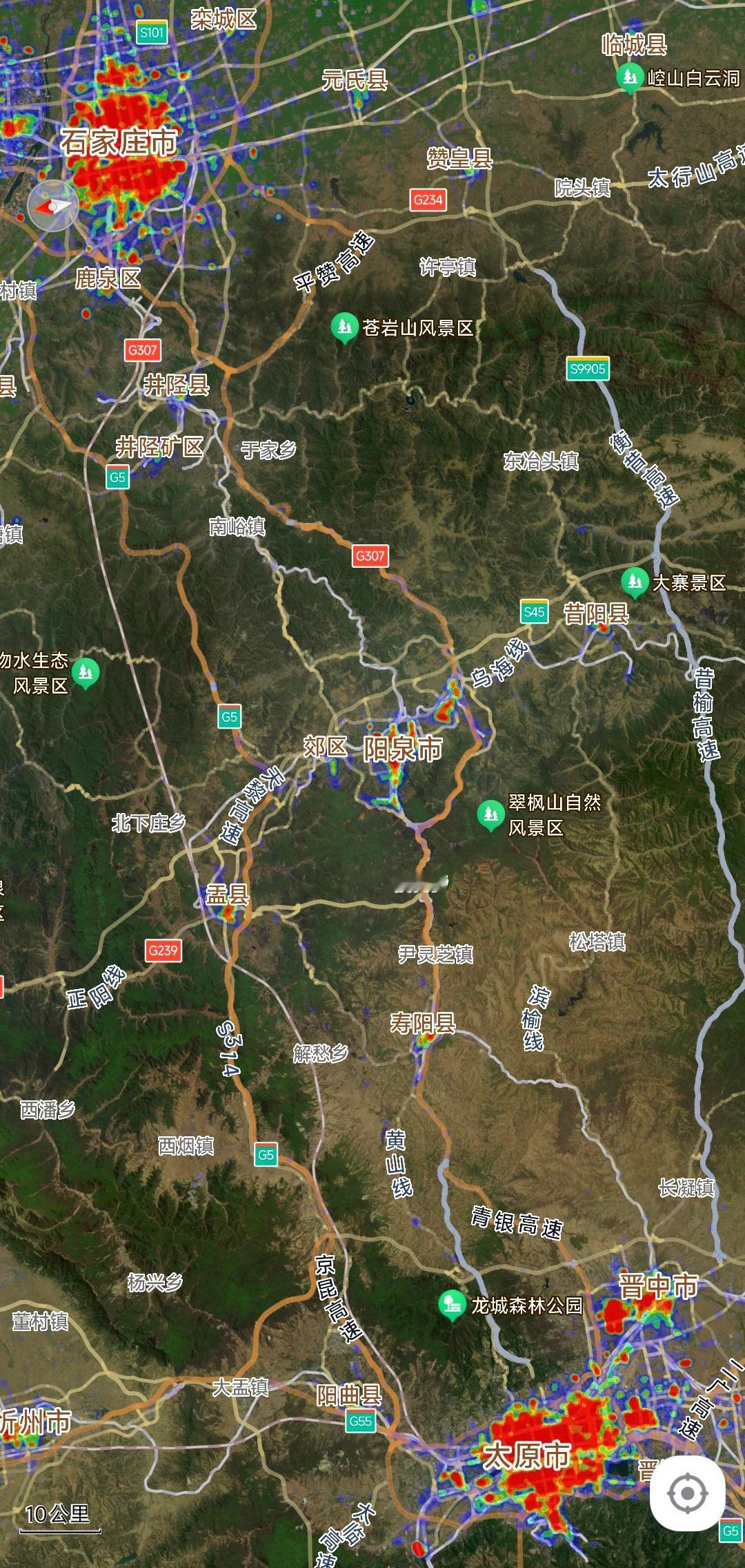 众所周知石家庄常住人口数量1124万，太原只有551万，人口数量相差一倍。可是从