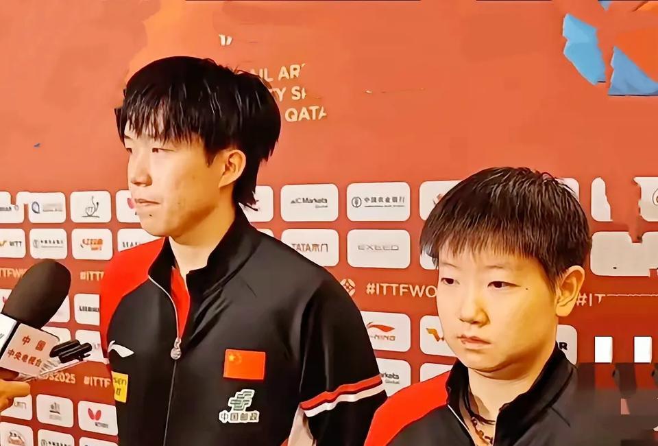 难道这就是王励勤整治饭圈文化的结果吗？莎头同框却全程零交流，这氛围尴尬得我脚趾