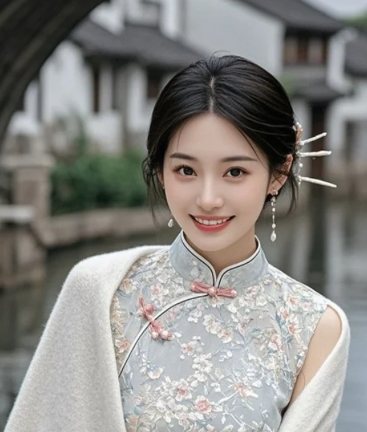 烟雨江南里，她是最动人的那一抹淡雅