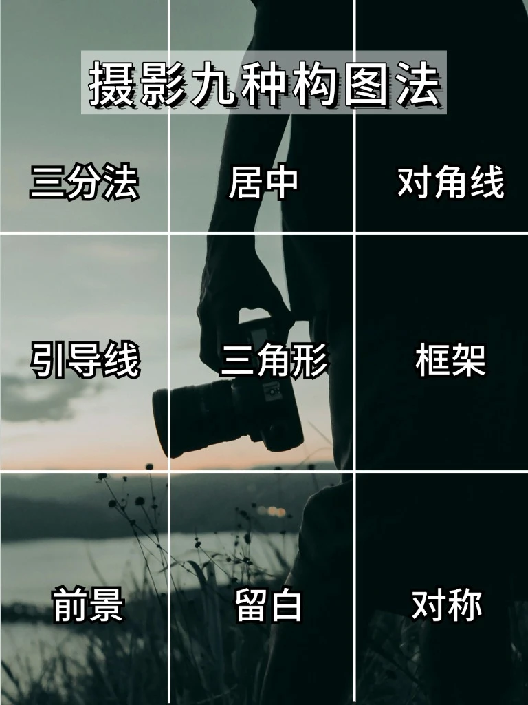 9个超实用的摄影构图技巧‼️