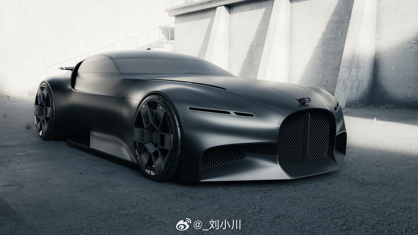 布加迪民间设计师创作的新布加迪概念车，大家觉得怎么样🙌​​​