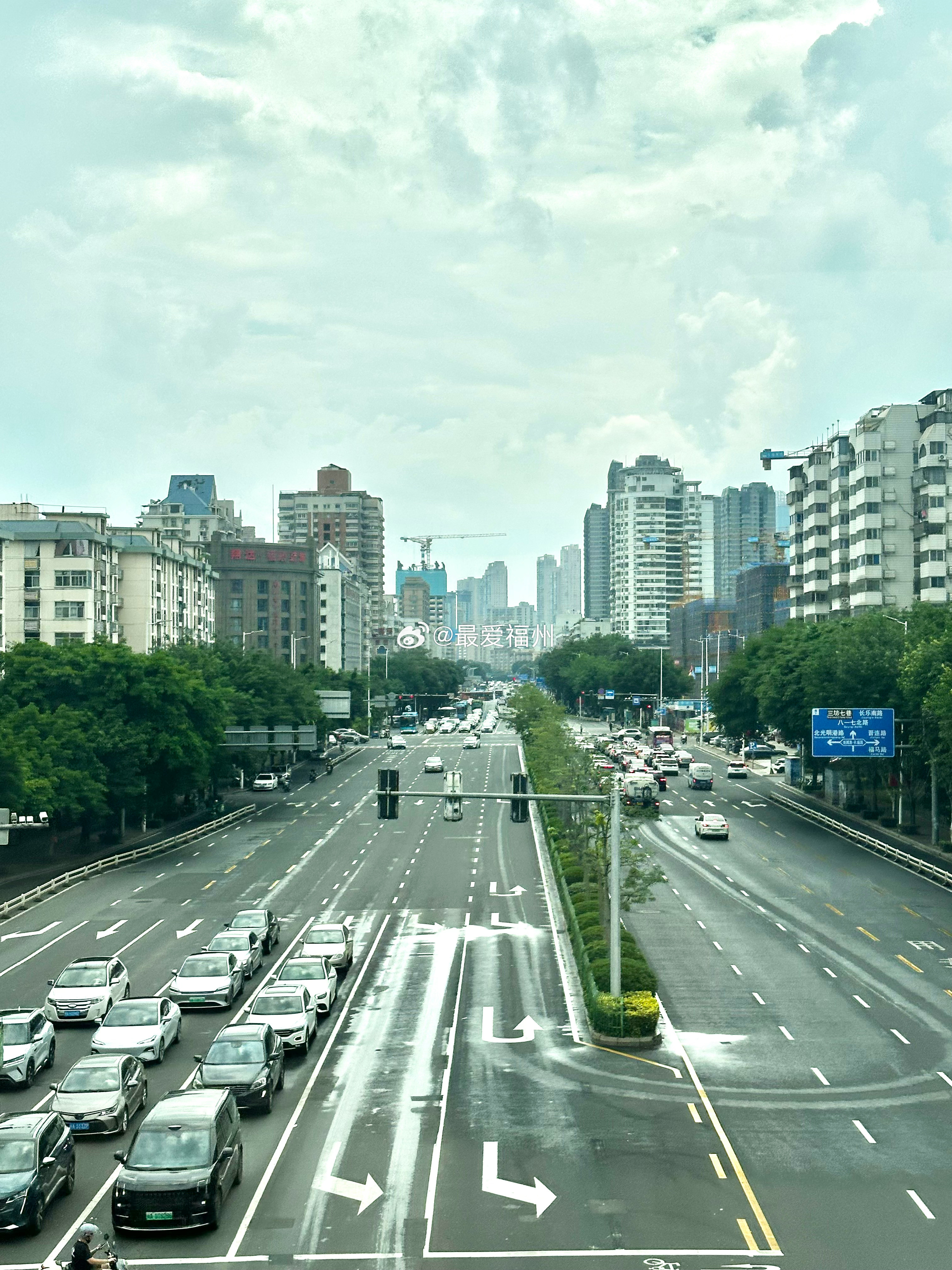 福州工业-国货路提升改造先行段已经开工建成以后将形成一条主城区东西向的快速通