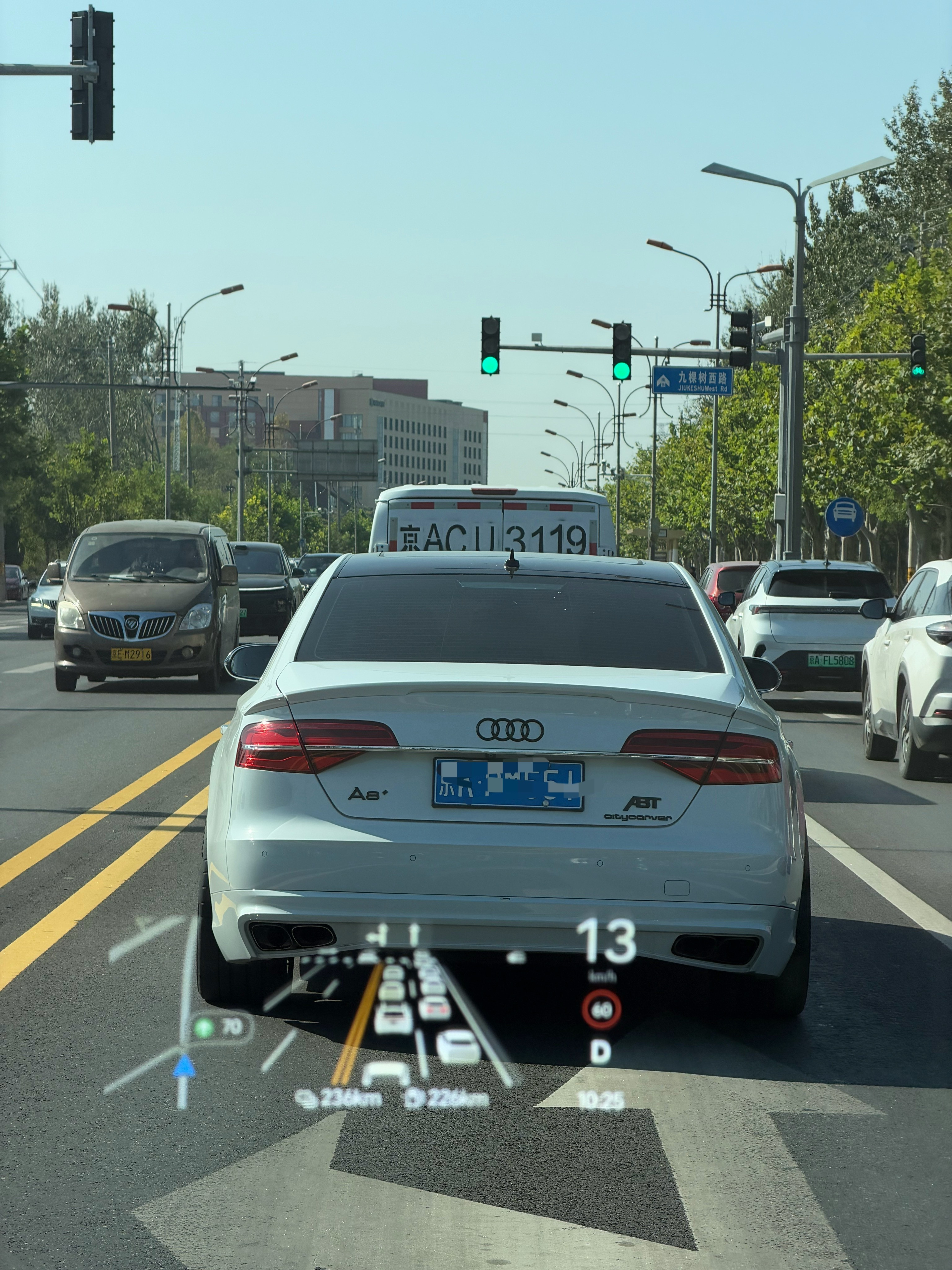 少见的ABT包围C3奥迪A8L还是个白色的​​​