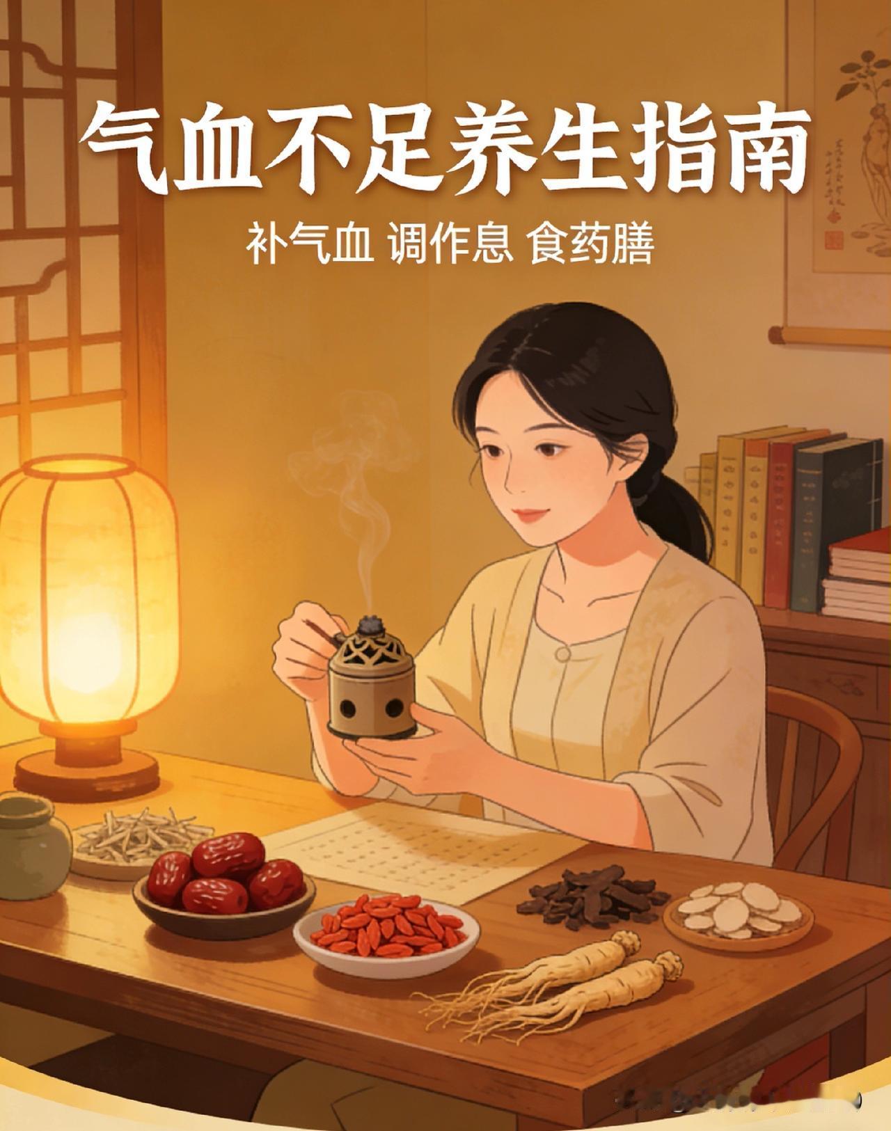 女人气血不足，一定要这样养1. 气血不足先别乱补，好好吃饭比啥都强。2