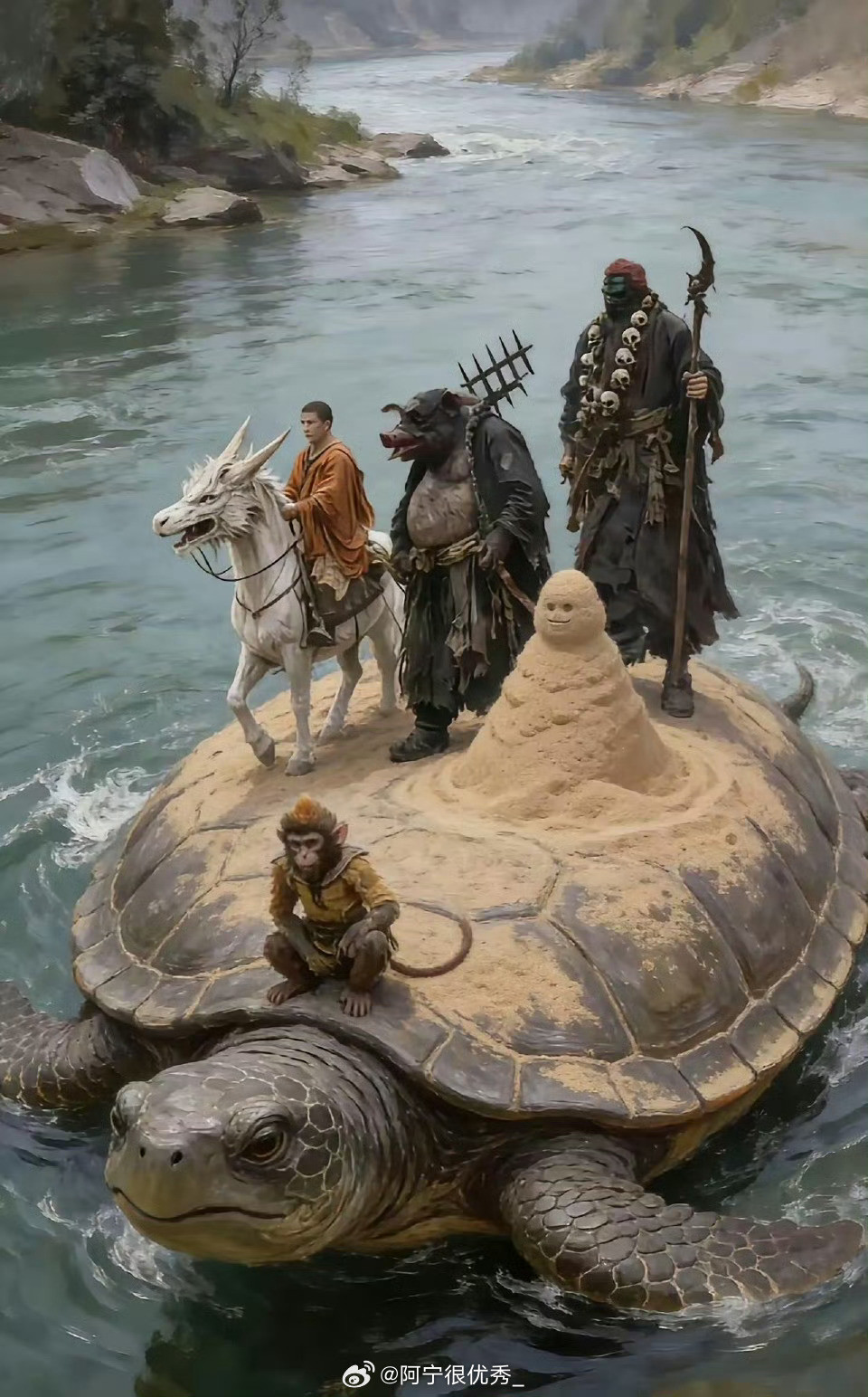 西游记师徒四人的形象会不会是这样？