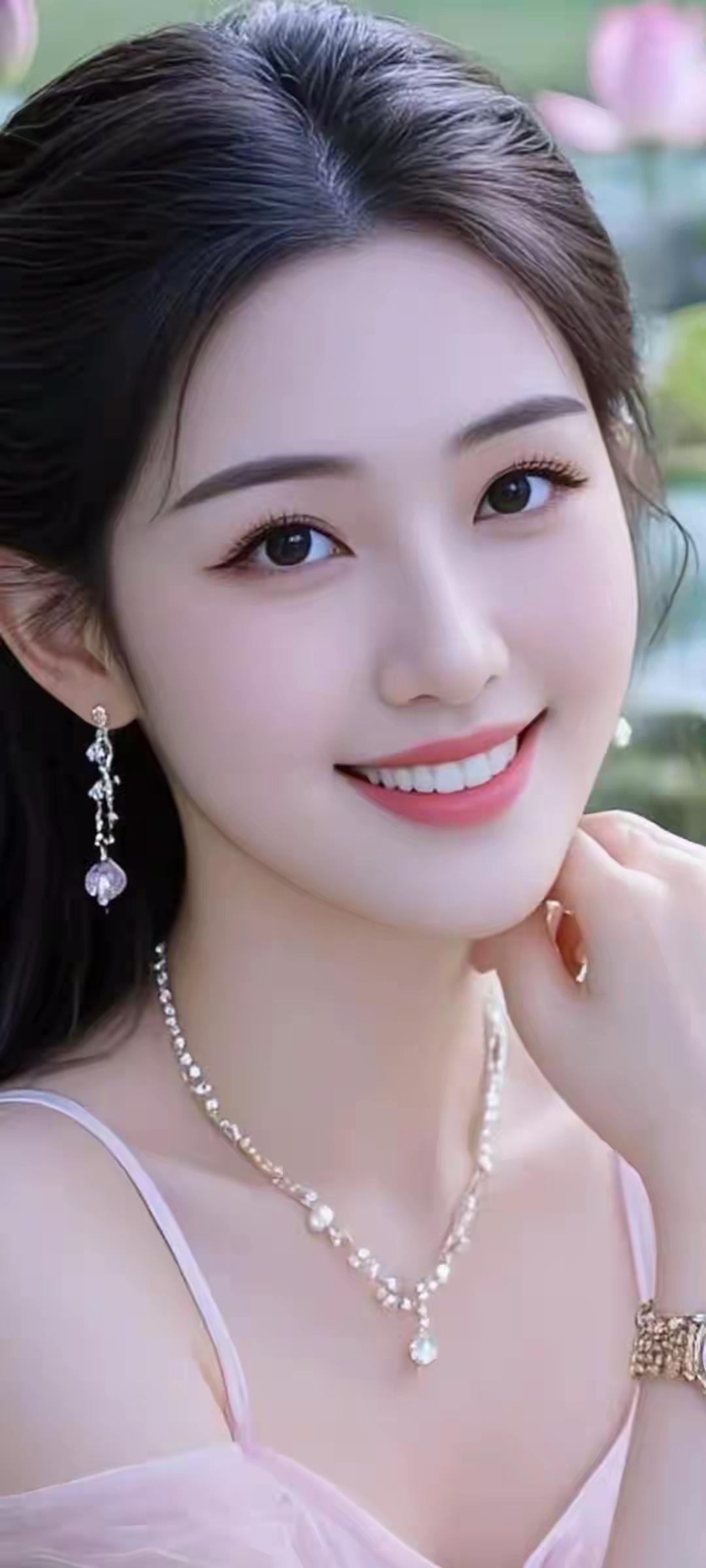 温柔甜美，笑颜如花