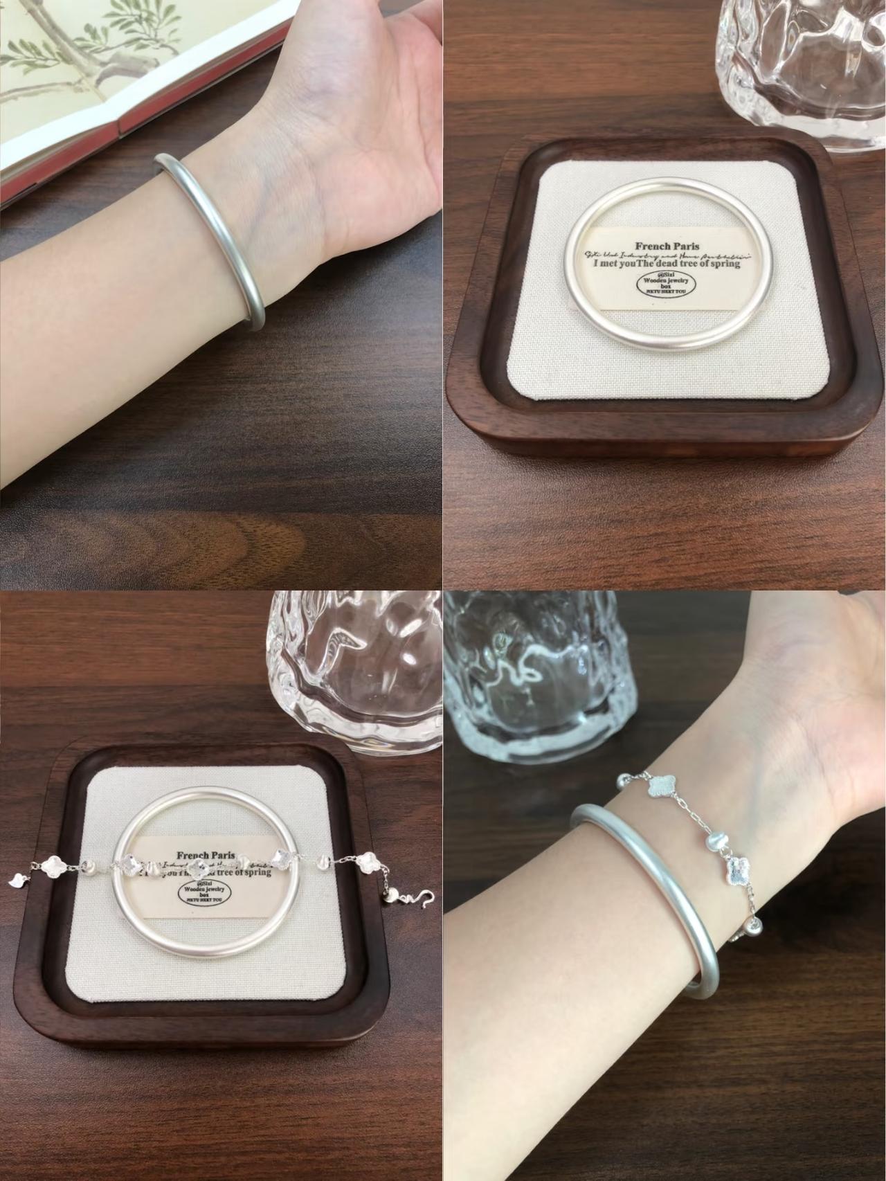 12月31日，难怪都在买银镯子！不是因为银价低，而是因为这戴起来真的有气质