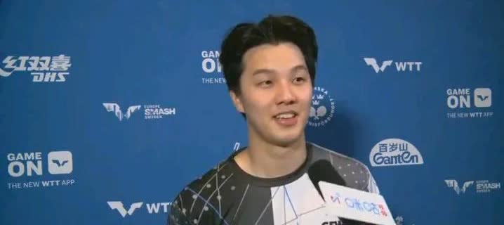 安宰贤战胜张本智和，接受采访说出3句话:1、跟张本智和有过交手，其实两人