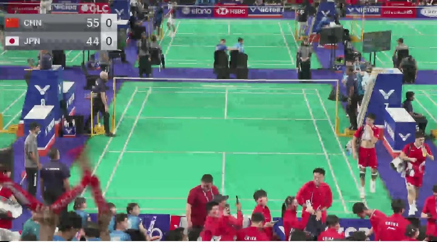 🏸世青赛混团¼决赛【中国🇨🇳1️⃣：0️⃣日本🇯🇵】第一盘中国?