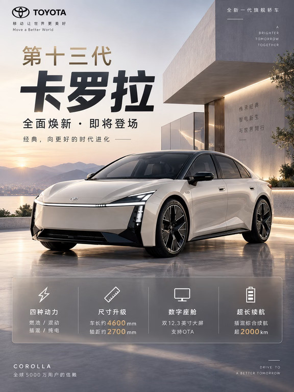 全新第十三代卡罗拉｜即将登场！