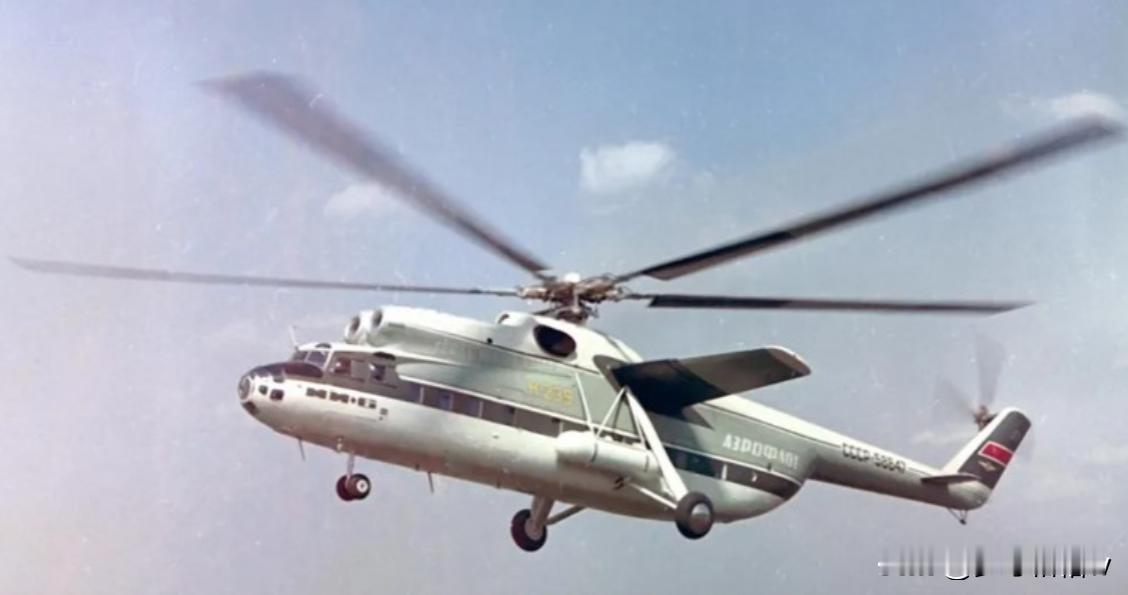 1967年，苏联对外公开显示了米里设计局新研发的拥有80个座位的客运型米-6直升