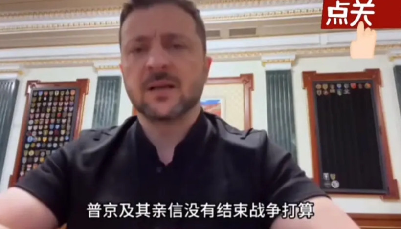 泽连斯基对着镜头公开讲话，看完视频觉得乌克兰处境令人担忧。他说普京没有结束战争的