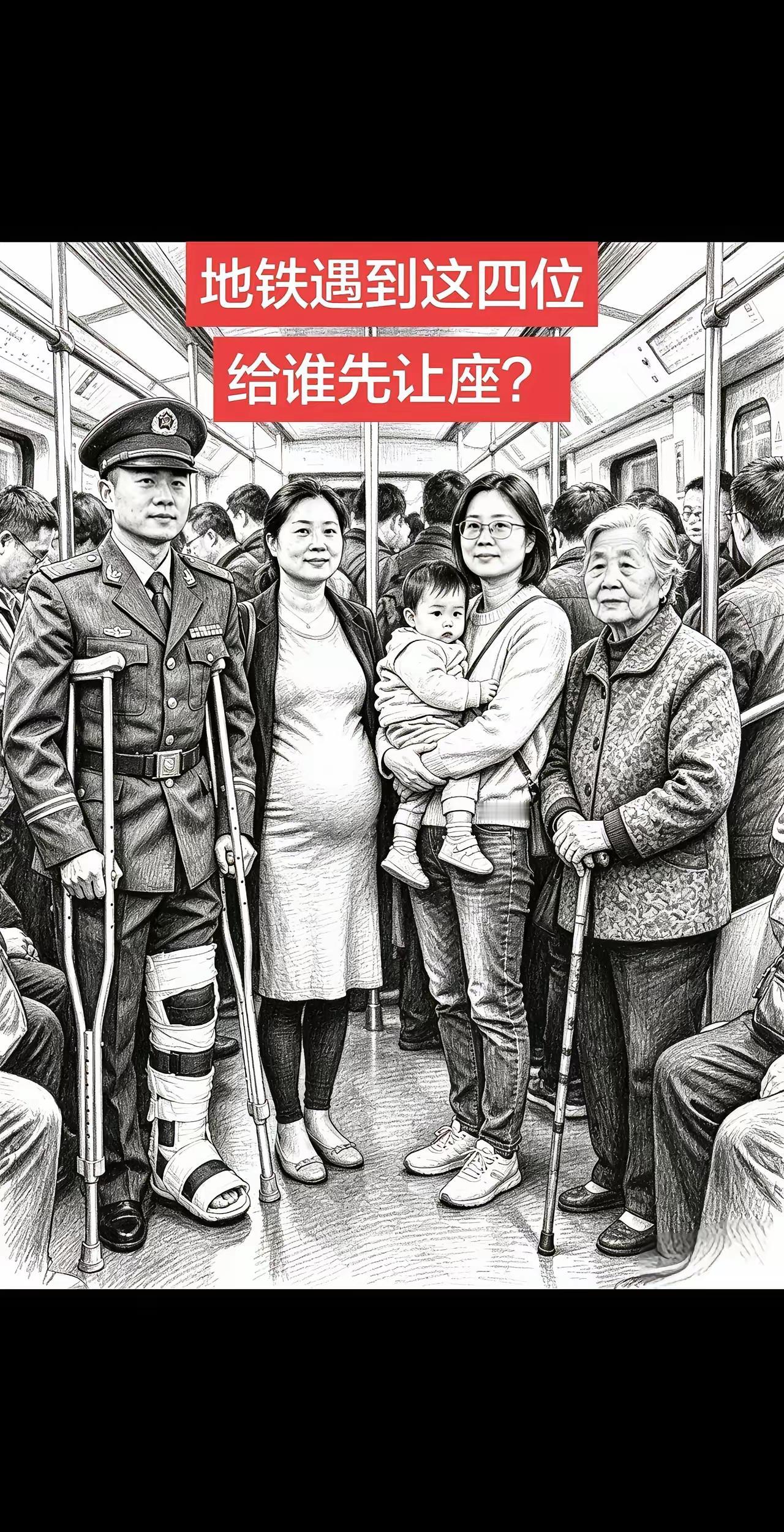 大概率军人不会坐
