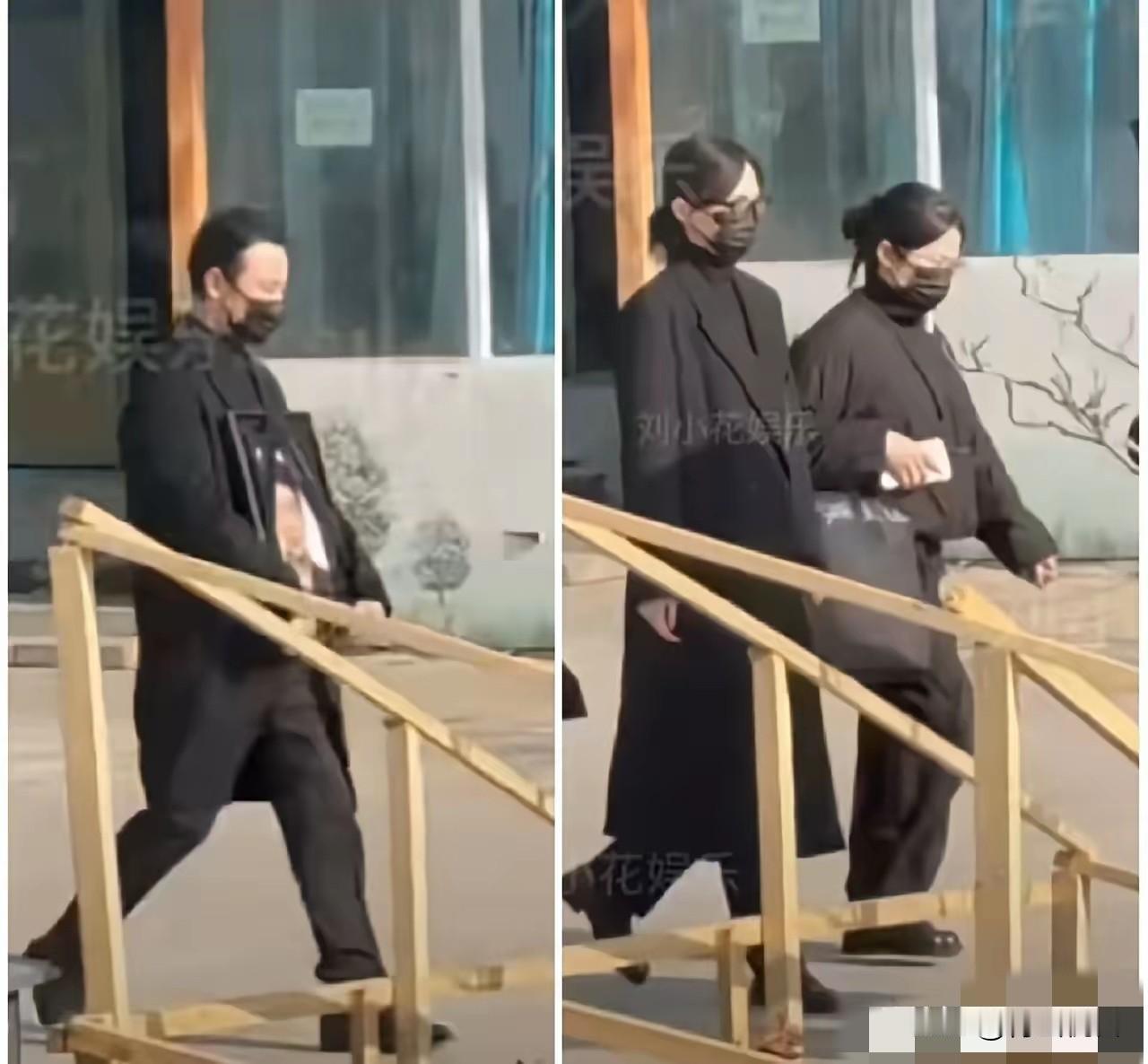 这下真相大白了！今天罗晋父亲追悼会上，唐嫣一身黑衣紧跟在丈夫身边，她父母也到场送