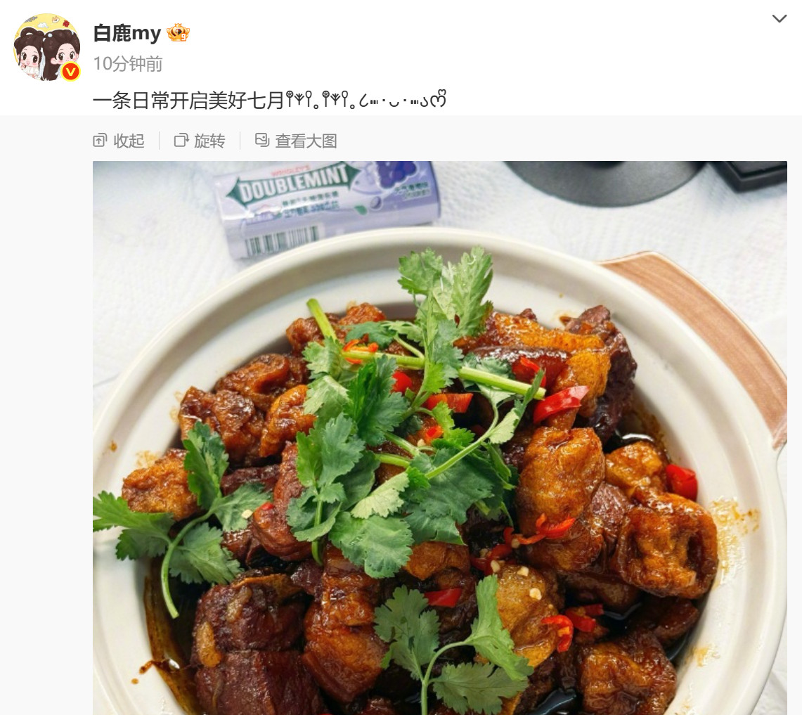 白鹿尽职的品牌代言人​​​