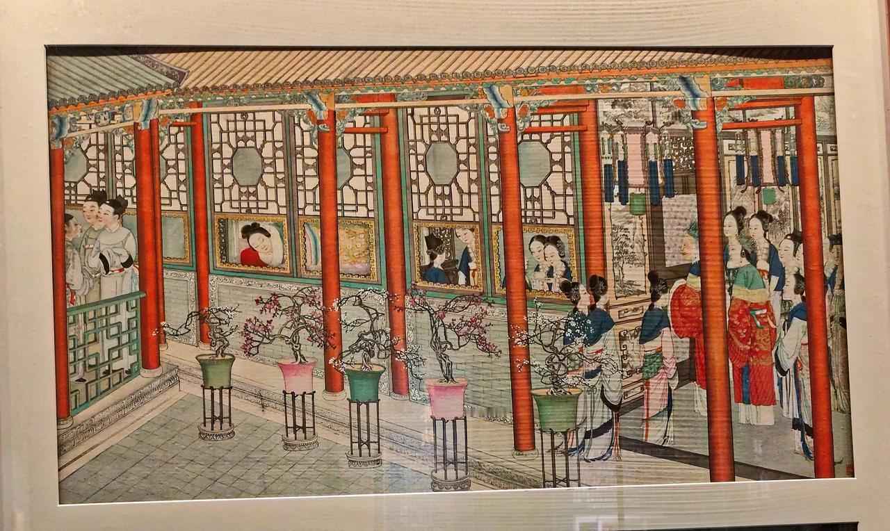《红楼梦》彩绘画册真跡展″绘梦三重缘一一辽宁与红楼梦文化展″，在《沈阳博