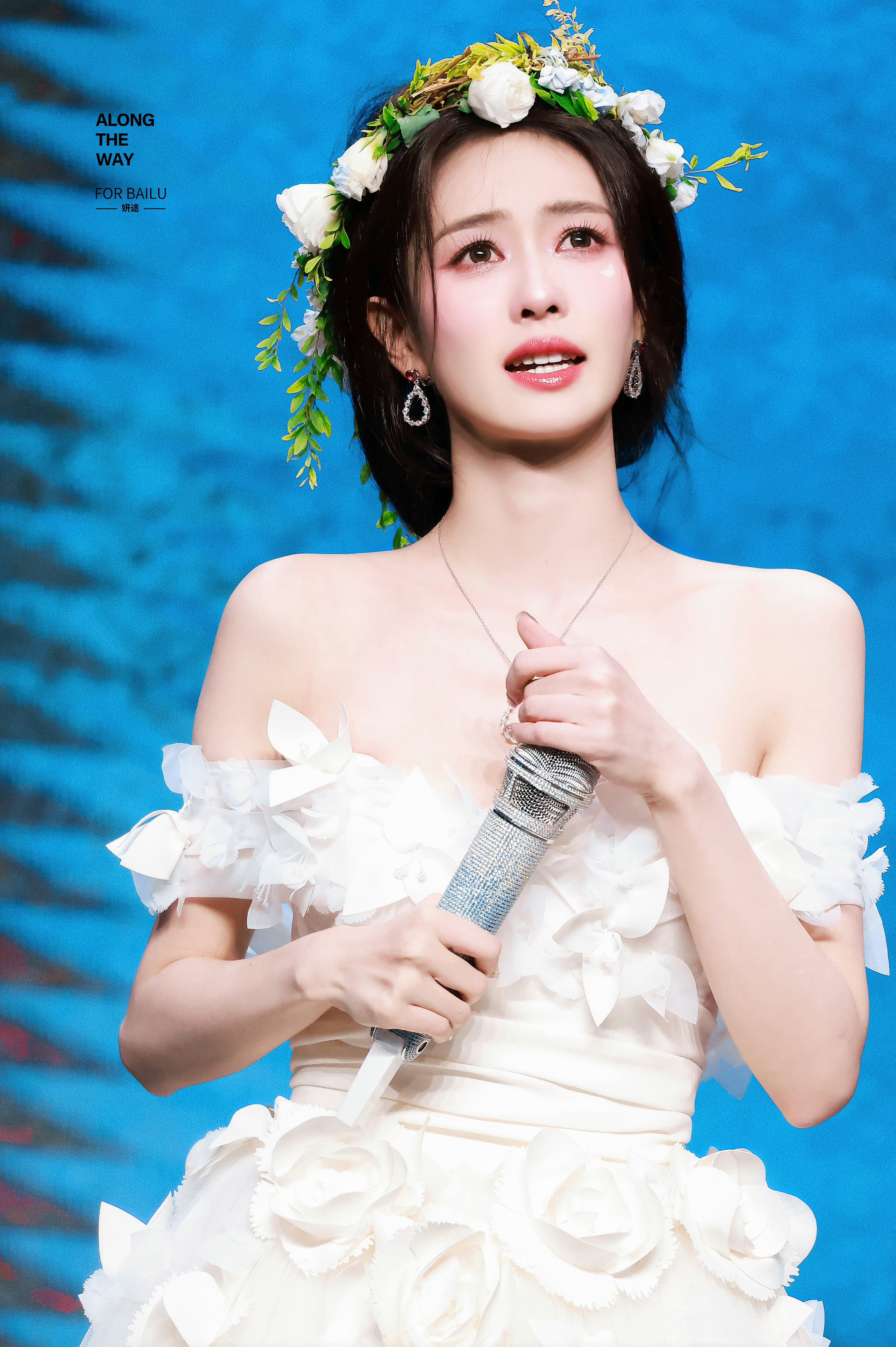 白鹿，这套花仙子造型好纯美