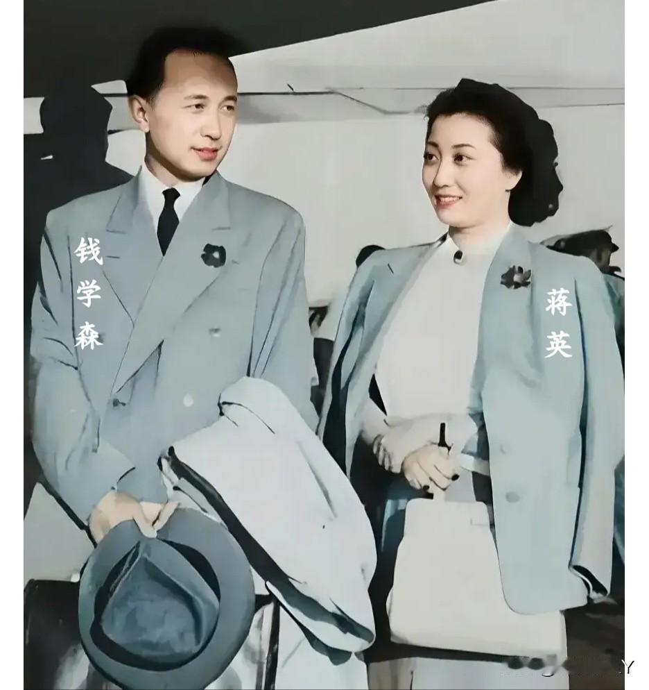 这才是1947年伟大的科学家钱学森与夫人蒋英度蜜月时的真实样貌，都看看吧！那时候