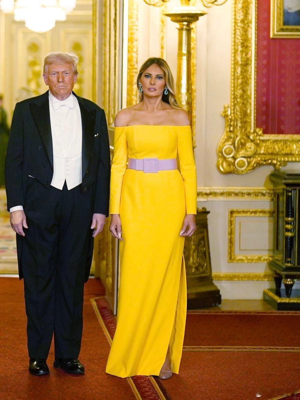 英国王室美国🇬🇧🇺🇸9月17日，总统特朗普夫妇国事访问英国，梅拉尼娅·