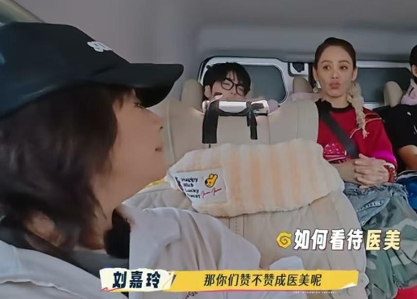 刘嘉玲和宁静讨论赞不赞成医美，宁静说人是自己的，他有权利做任何事情！宁静：“失