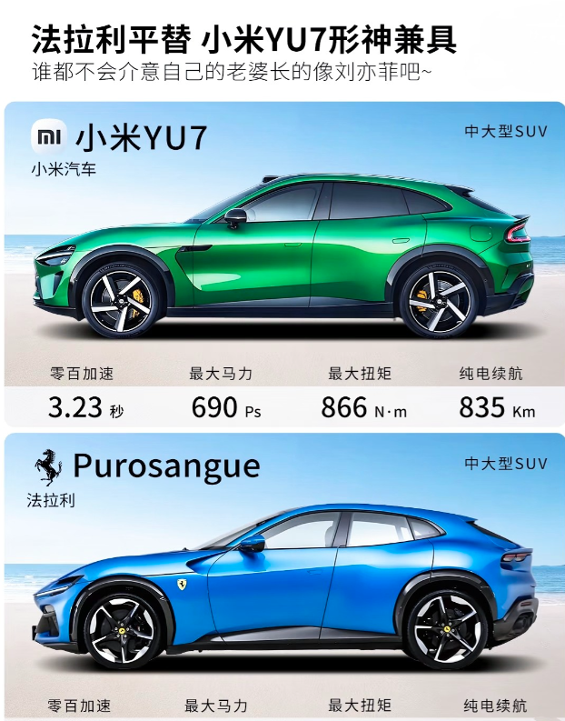 我认为小米汽车今后在很长的一段时间内都会去致敬世界豪华品牌。这是小米汽车初期的“