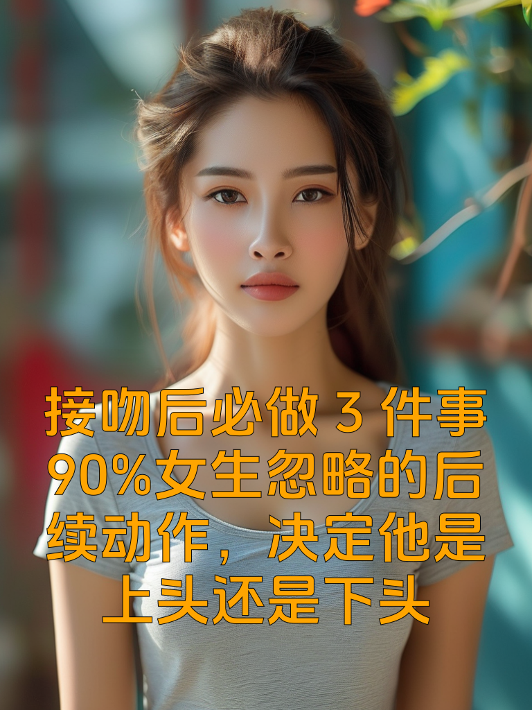 接吻后必做3件事！90%女生忽略的后续动作，决定他是上头还是下头