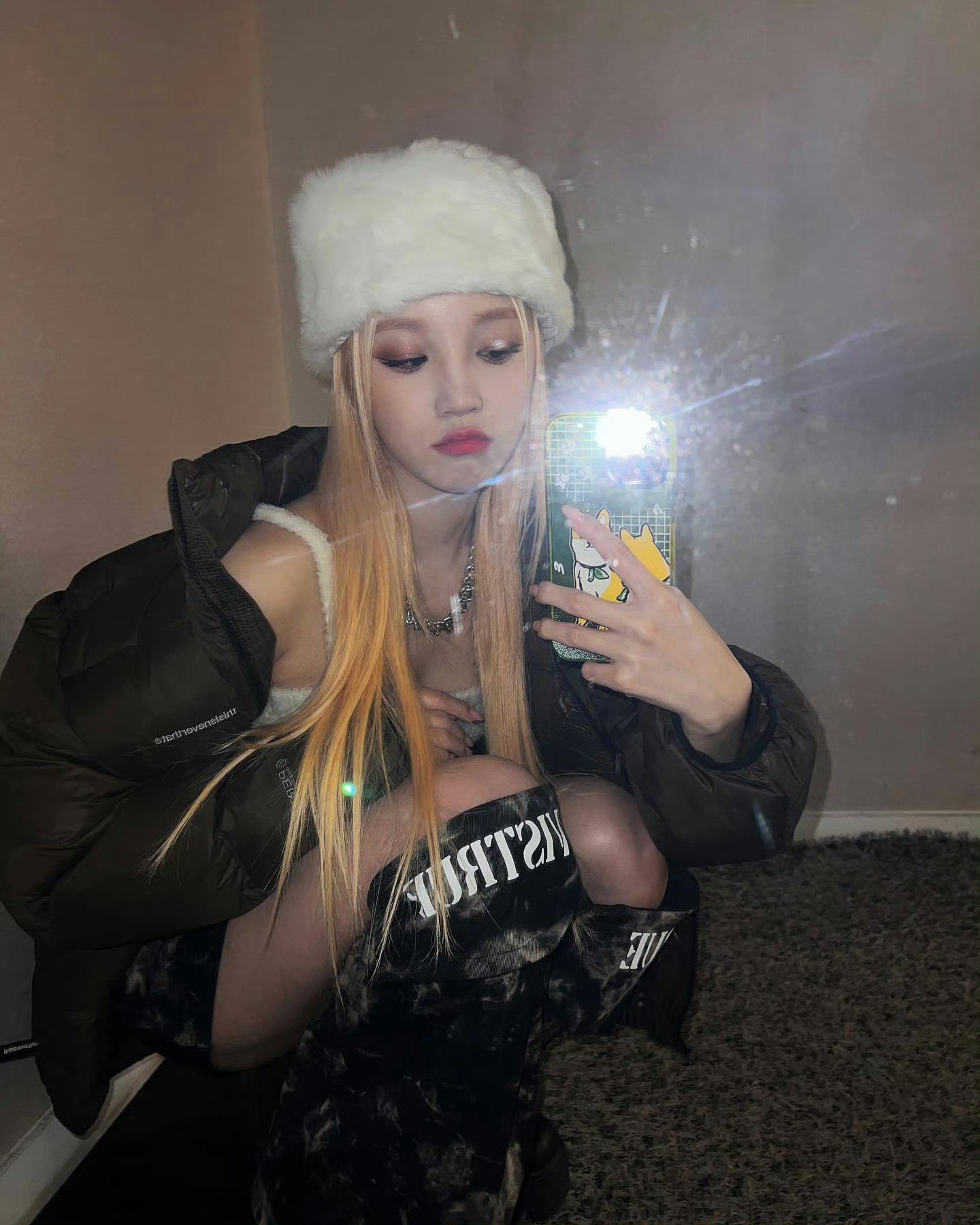 宋雨琦这个帽子好像棉花糖啊，一团棉花糖🤩🤩​​​