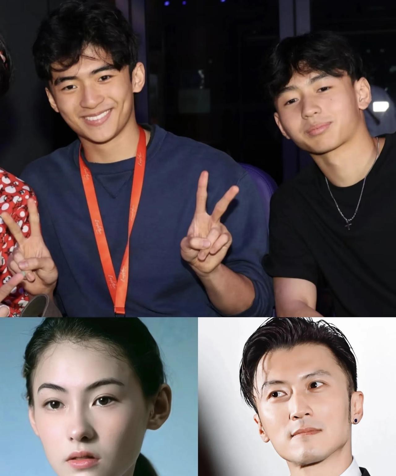 谢霆锋两个儿子的帅是毋庸置疑的，完美继承了谢霆锋和张柏芝的优秀基因可是有一点没
