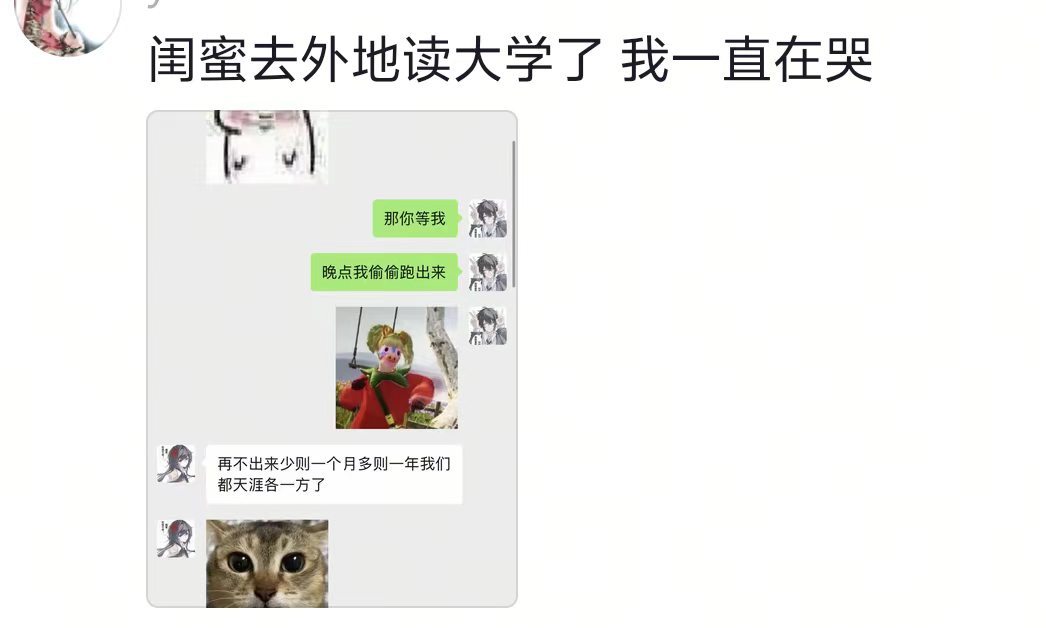 分别这一课太沉重了，我怕永远也学不会，其实我根本不知道怎么和舍不得的人说再见[捂