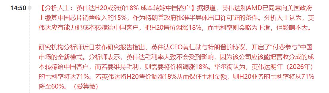 英伟达这是想拿咱们当冤大头啊！这算盘也打的太好了吧？刚刚有消息称，英伟达H2