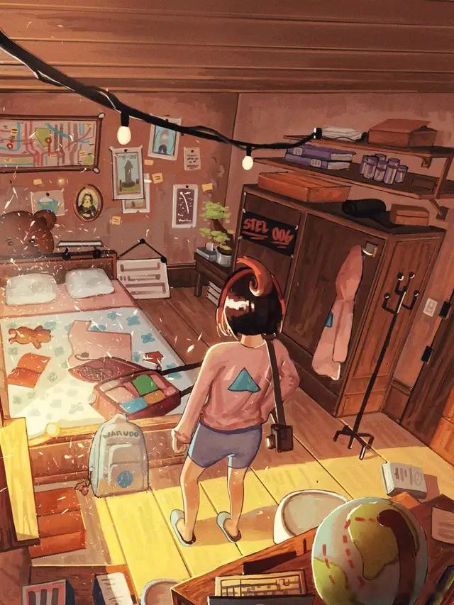 绘画欣赏越南插画师Klegs​​​