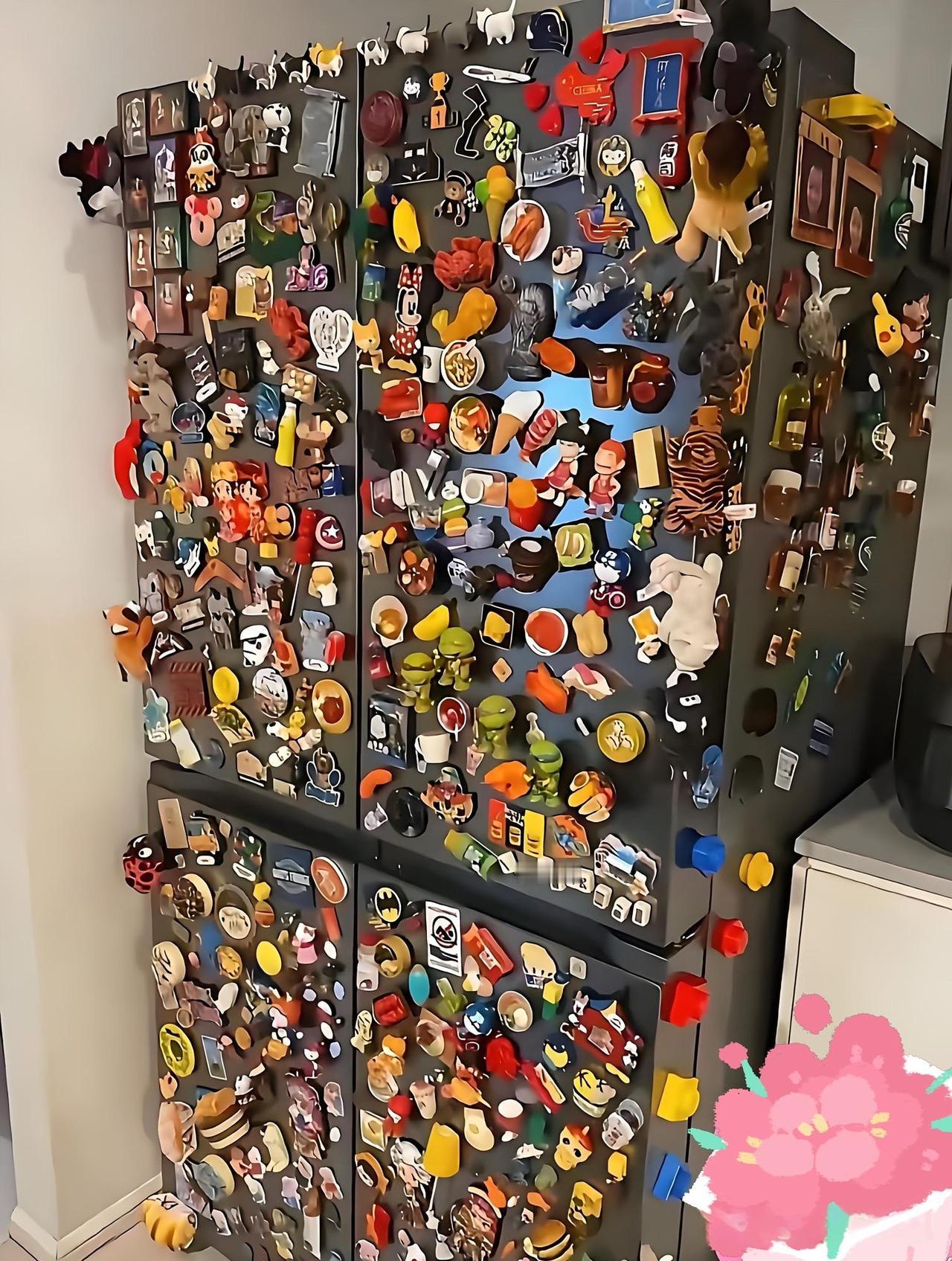 去闺蜜家吃饭，本想拿瓶饮料一看见这冰箱鞋密集恐惧症出现